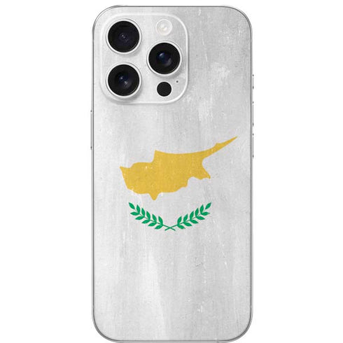 Cyprus Flag Distressed iPhone 16 Pro Skin