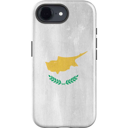 Cyprus Flag Distressed iPhone 16e Impact Case