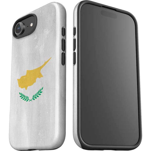 Cyprus Flag Distressed iPhone 16e Impact Case