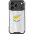 Cyprus Flag Distressed iPhone 18 Pro Clear Case