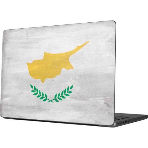 Cyprus Flag Distressed Apple MacBook Pro 14-inch Skin