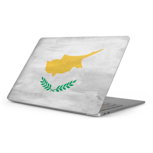 Cyprus Flag Distressed Apple MacBook Pro 16-inch Skin