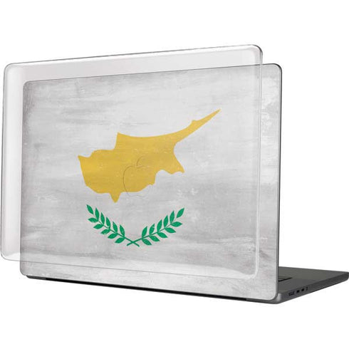 Cyprus Flag Distressed MacBook Cases