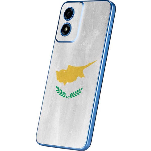 Cyprus Flag Distressed Moto G Play 4G (2024) Skin