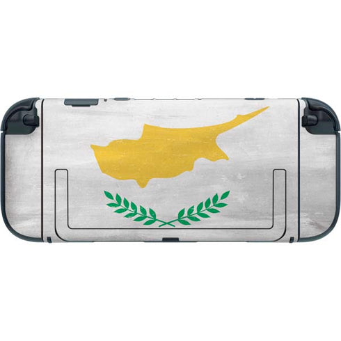 Cyprus Flag Distressed Nintendo Switch 2 (2025) with Joy-Con Skin