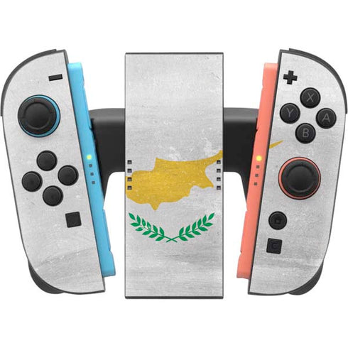 Cyprus Flag Distressed Nintendo Switch 2 (2025) Joy-Con Controller Skin