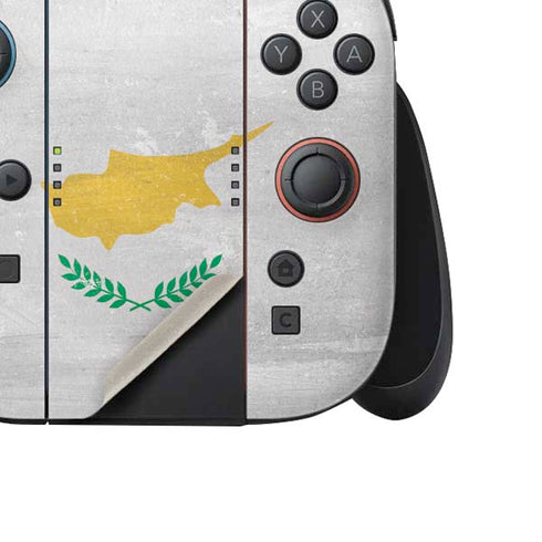 Cyprus Flag Distressed Nintendo Switch 2 (2025) Joy-Con Controller Skin