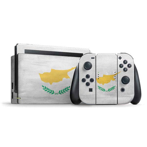Cyprus Flag Distressed Nintendo Skins
