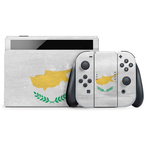 Cyprus Flag Distressed Nintendo Skins