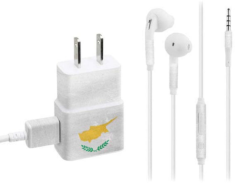 Cyprus Flag Distressed Phone Charger Skin