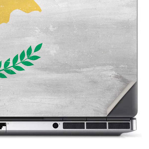 Cyprus Flag Distressed Dell Precision Skin