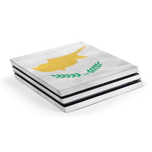 Cyprus Flag Distressed PlayStation PS4 Skins