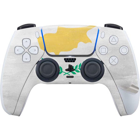 Cyprus Flag Distressed PS5 Pro Disk Bundle Skin