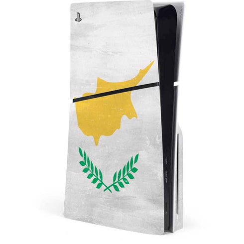 Cyprus Flag Distressed PlayStation PS5 Skins