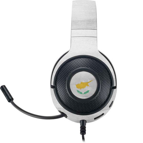 Cyprus Flag Distressed Razer Kraken X Skin