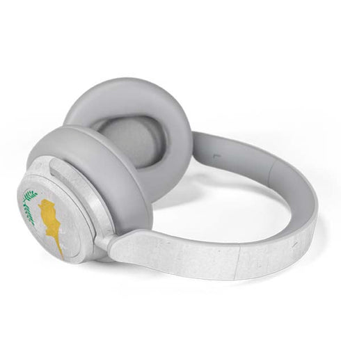 Cyprus Flag Distressed Surface Headphones Skin
