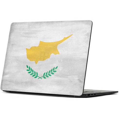 Cyprus Flag Distressed Surface Laptop 7 13.8in Skin