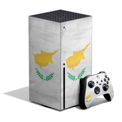 Cyprus Flag Distressed Xbox Series X Skins