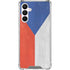 Czech Republic Flag Distressed Galaxy A16 5G Clear Case