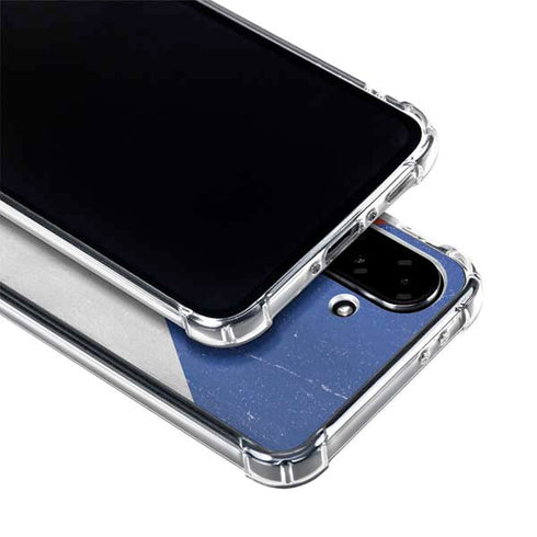 Czech Republic Flag Distressed Galaxy A36 5G Clear Case