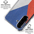 Czech Republic Flag Distressed Galaxy A36 5G Clear Case
