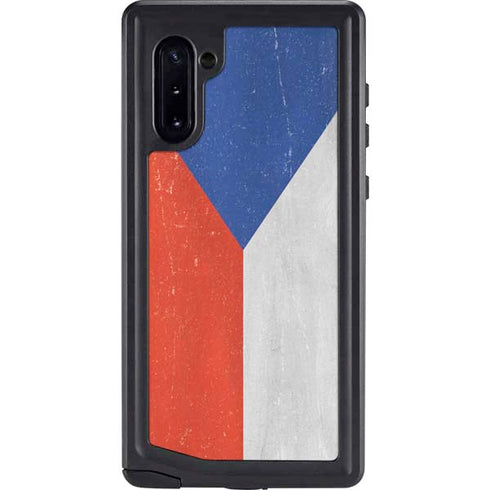 Czech Republic Flag Distressed Galaxy Cases