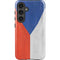 Czech Republic Flag Distressed Galaxy S25 Plus Impact Case