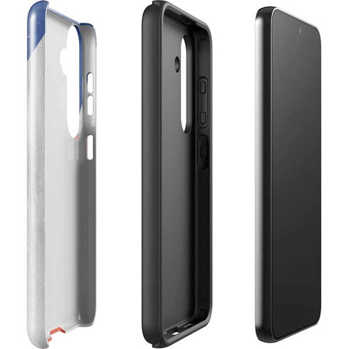 Czech Republic Flag Distressed Galaxy S25 Plus Impact Case