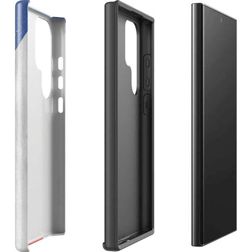 Czech Republic Flag Distressed Galaxy S25 Ultra Impact Case