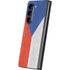 Czech Republic Flag Distressed Galaxy Z Fold5 5G Skin