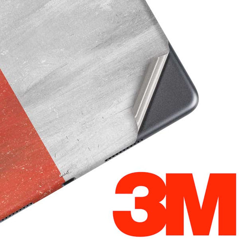Czech Republic Flag Distressed iPad Skins