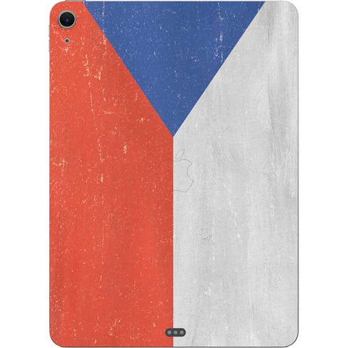 Czech Republic Flag Distressed Apple iPad Air Skin