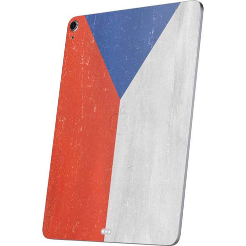 Czech Republic Flag Distressed Apple iPad Air Skin