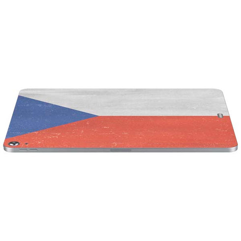 Czech Republic Flag Distressed Apple iPad Air Skin