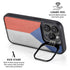 Czech Republic Flag Distressed iPhone 13 Pro Max Kickstand Case
