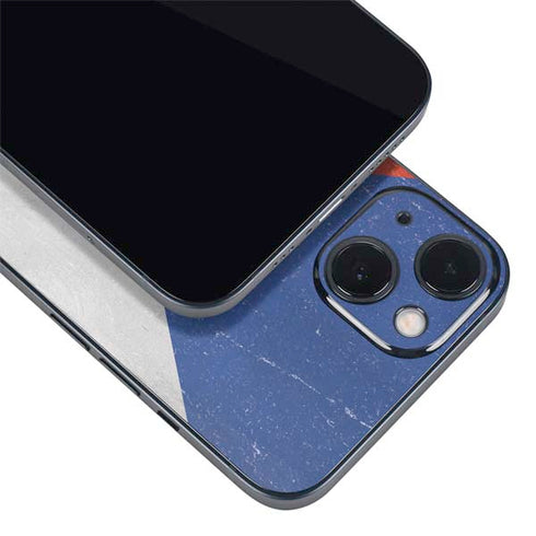 Czech Republic Flag Distressed iPhone 15 Skin