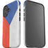 Czech Republic Flag Distressed iPhone 16 Impact Case