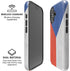 Czech Republic Flag Distressed iPhone 16 Magsafe Impact Case