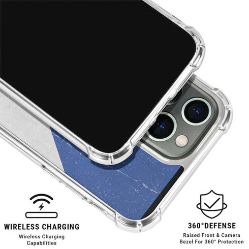 Czech Republic Flag Distressed iPhone 16 Pro Clear Case