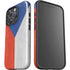 Czech Republic Flag Distressed iPhone 16 Pro Impact Case
