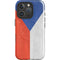 Czech Republic Flag Distressed iPhone 16 Pro Magsafe Impact Case