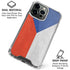 Czech Republic Flag Distressed iPhone 16 Pro Max Clear Case