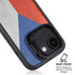 Czech Republic Flag Distressed iPhone 16e Kickstand Case