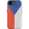 Czech Republic Flag Distressed iPhone 16e Impact Case