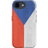 Czech Republic Flag Distressed iPhone 16e Impact Case