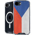 Czech Republic Flag Distressed iPhone 16e MagSafe Case