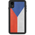 Czech Republic Flag Distressed iPhone Cases
