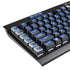 Czech Republic Flag Distressed K95 RGB PLATINUM Mechanical Gaming Keyboard Skin