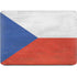 Czech Republic Flag Distressed Apple MacBook Air Skin