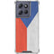 Czech Republic Flag Distressed Moto G Stylus 5G (2025) Clear Case